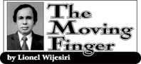 The Moving Finger by Lionel Wijesiri