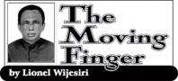 The Moving Finger by Lionel Wijesiri 