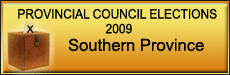 Provincial Council Elections 2009: Southern Province - (Results)