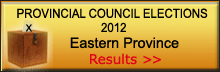 Provincial Council Elections 2012 ( Eastern, North Central and Sabaragamuwa)