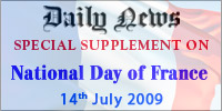 Daily News Special Supplement on National Day of France -14.07.2009 