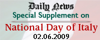 Daily News Special Supplement on National Day of Italy 02.06.2009